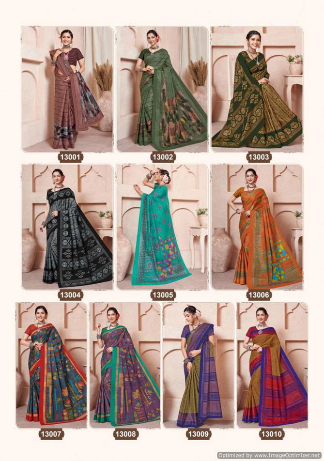 Leelavathi Vol 13 By Balaji Pure Cotton Printed Saree Wholesale Suppliers In India